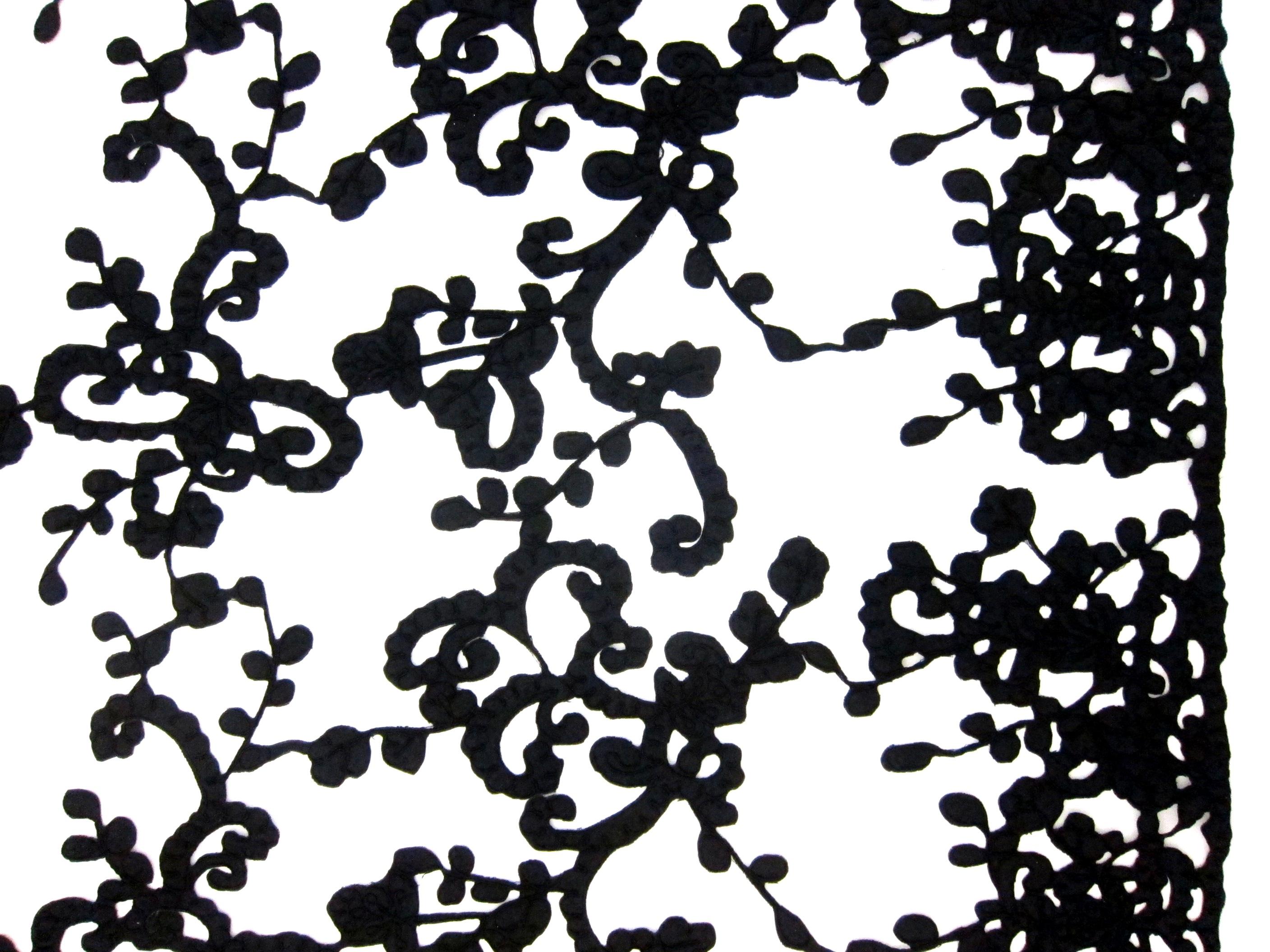 Corded Satin Appliqué on Illusion0