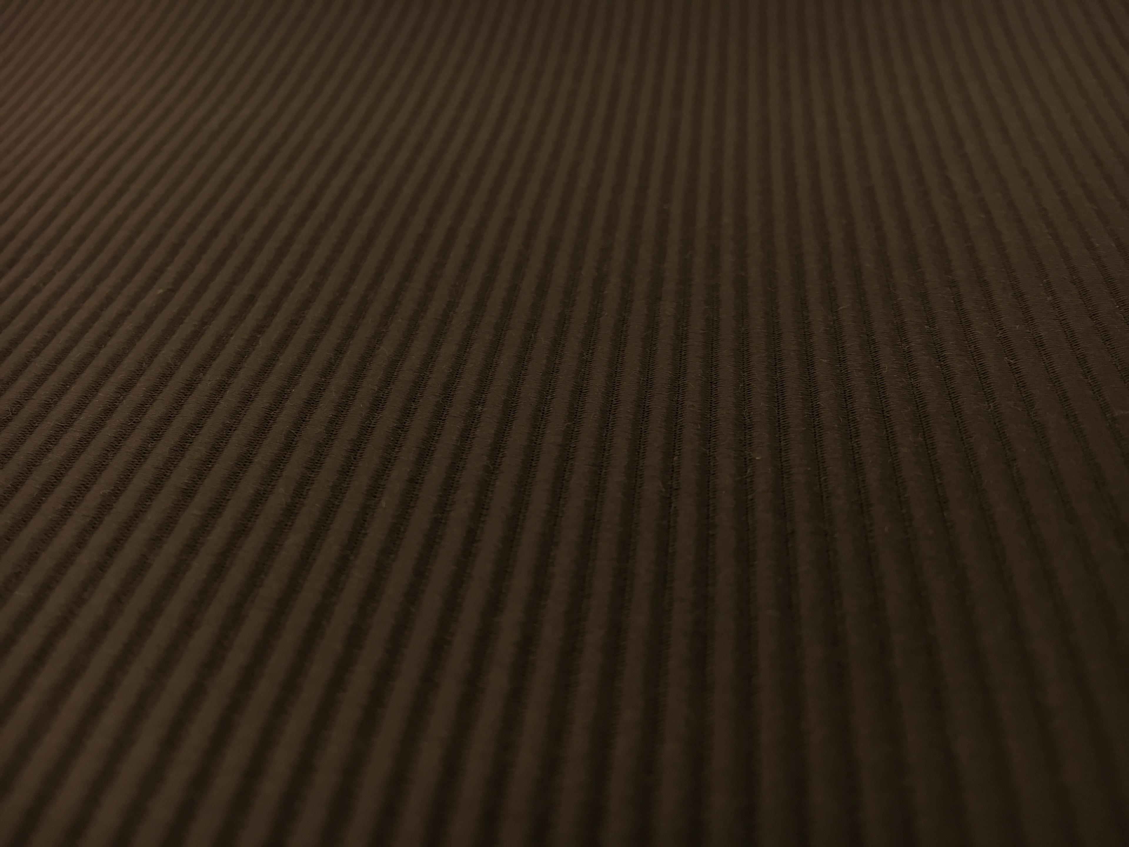 Italian Cotton and Acetate Ottoman in Brown 2