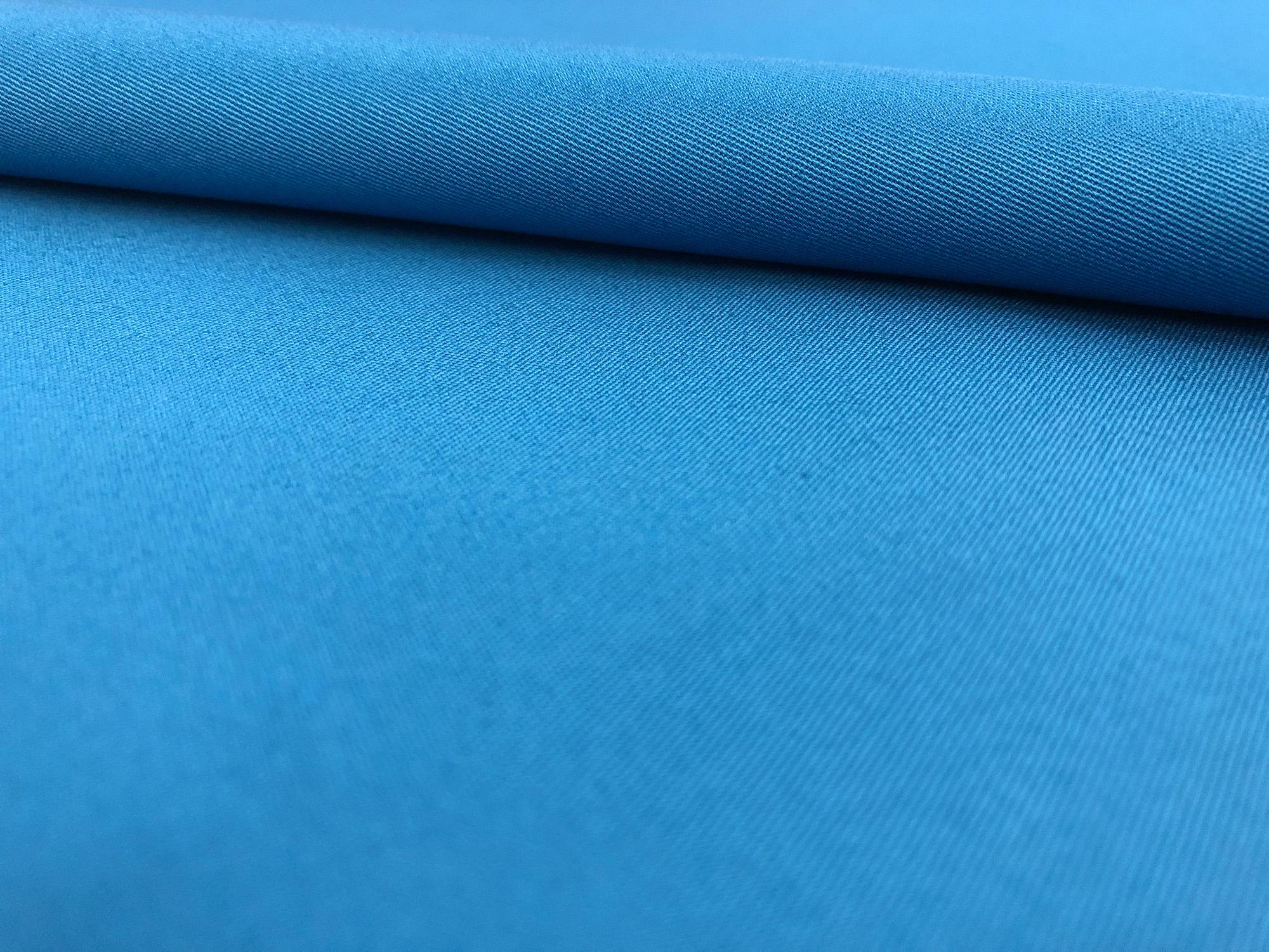 Combed Cotton Fineline Twill in Cerulean 0