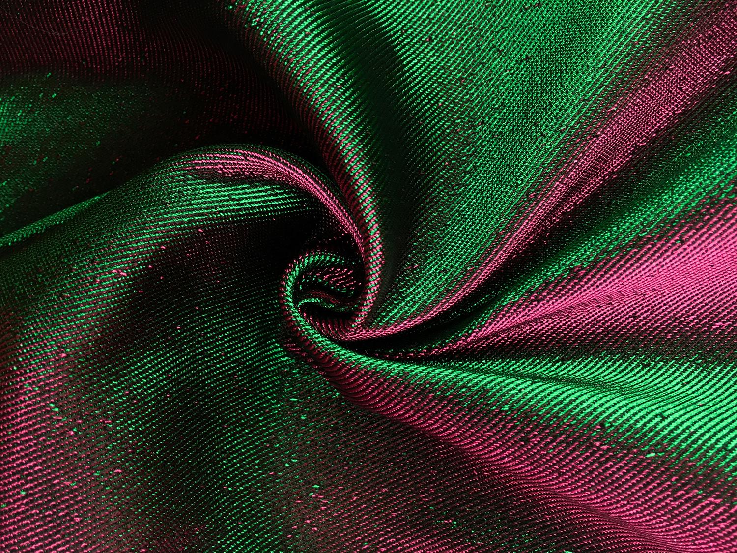 Metallic Stretch Iridescent Twill0