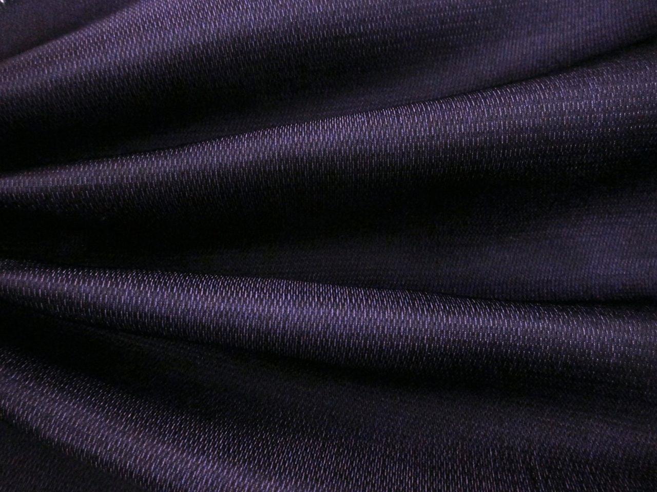 Double Face Silk Satin Barathea (in Purple)0