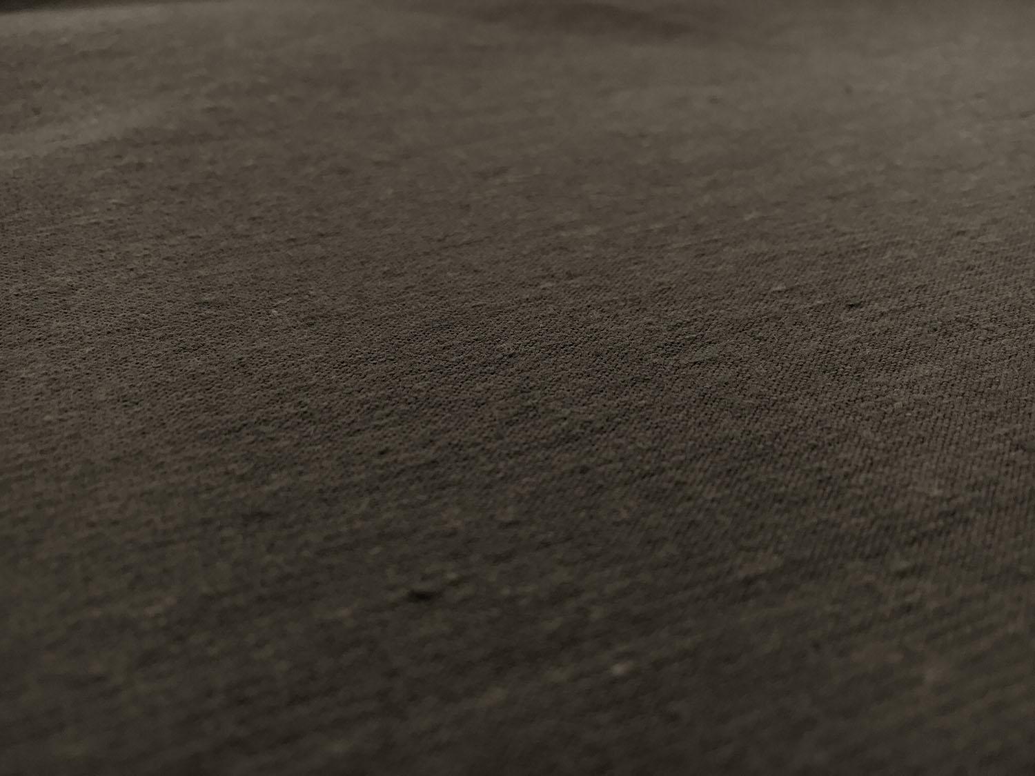 Certified Organic Hemp and Cotton Jersey in Charcoal0