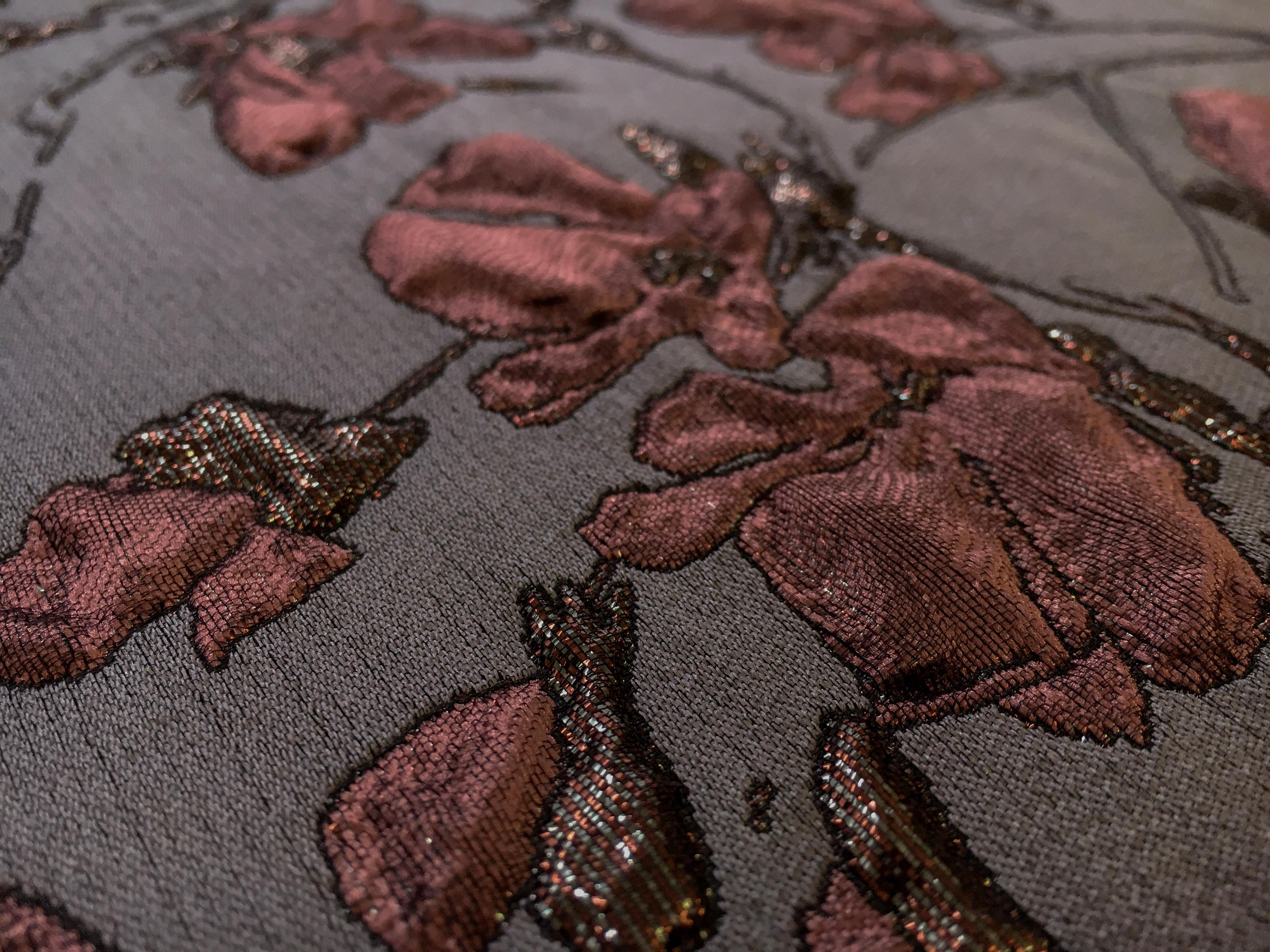 Metallic Floral Cloqué Brocade2