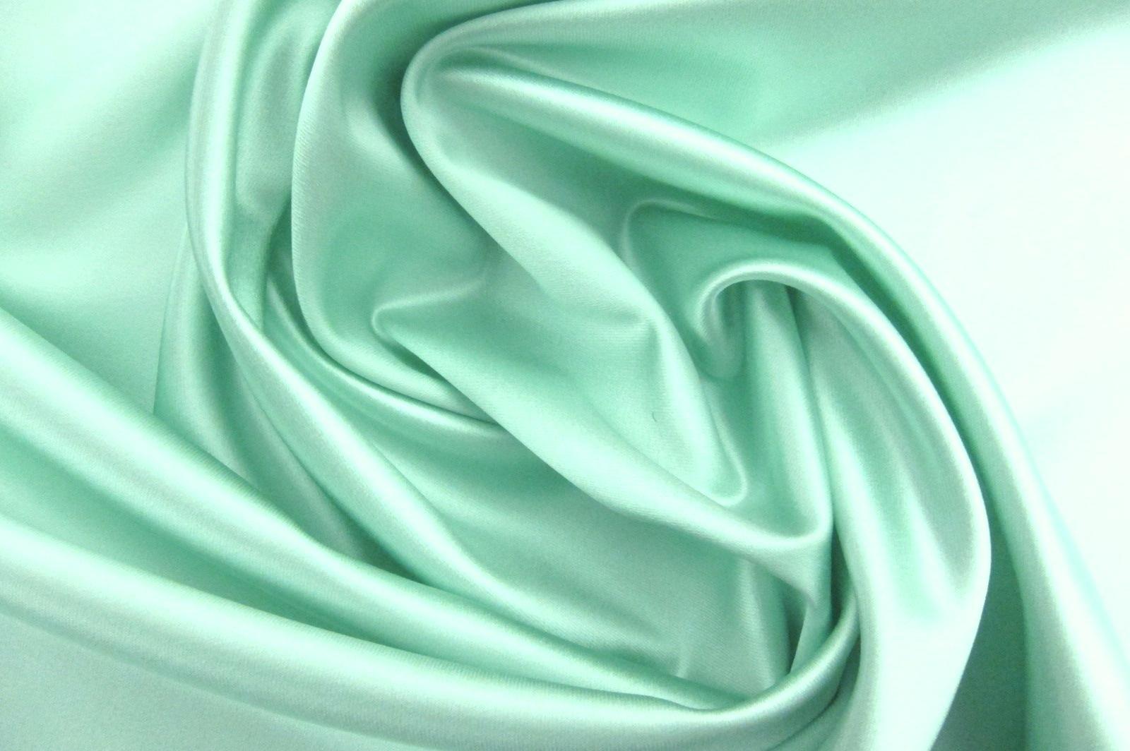 Armani Triacetate Stretch Satin in Mint Green