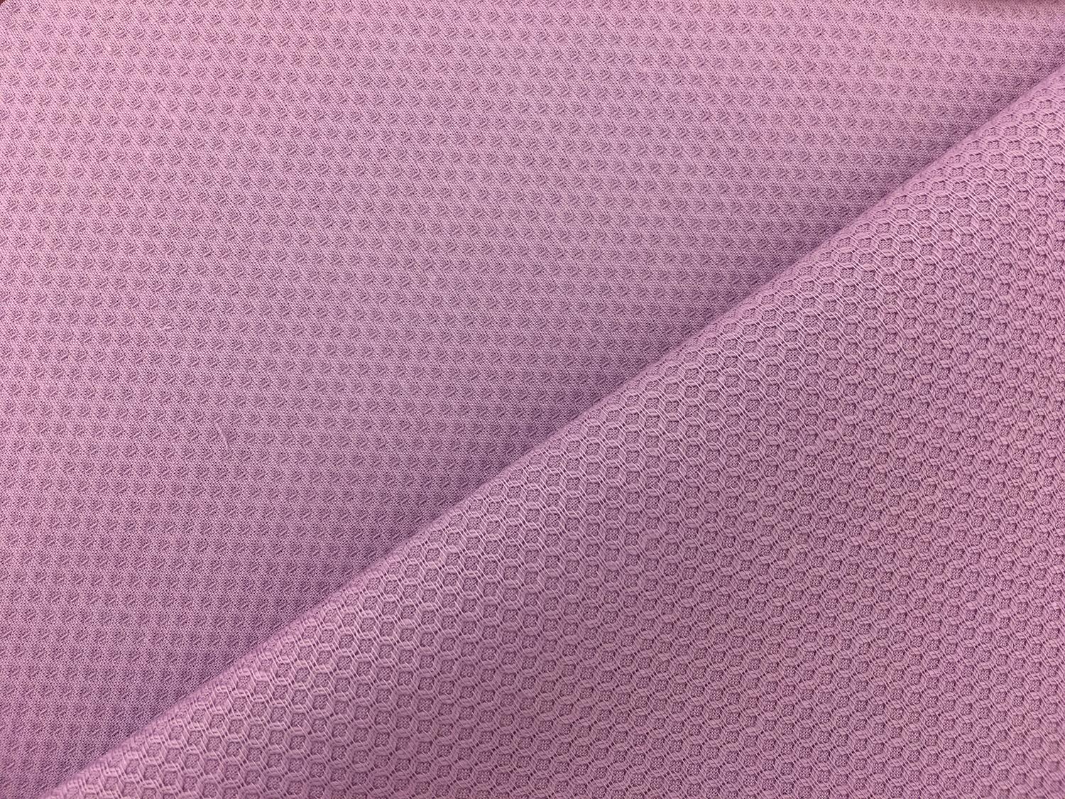 Italian Cotton Lycra Pique in Lavender1