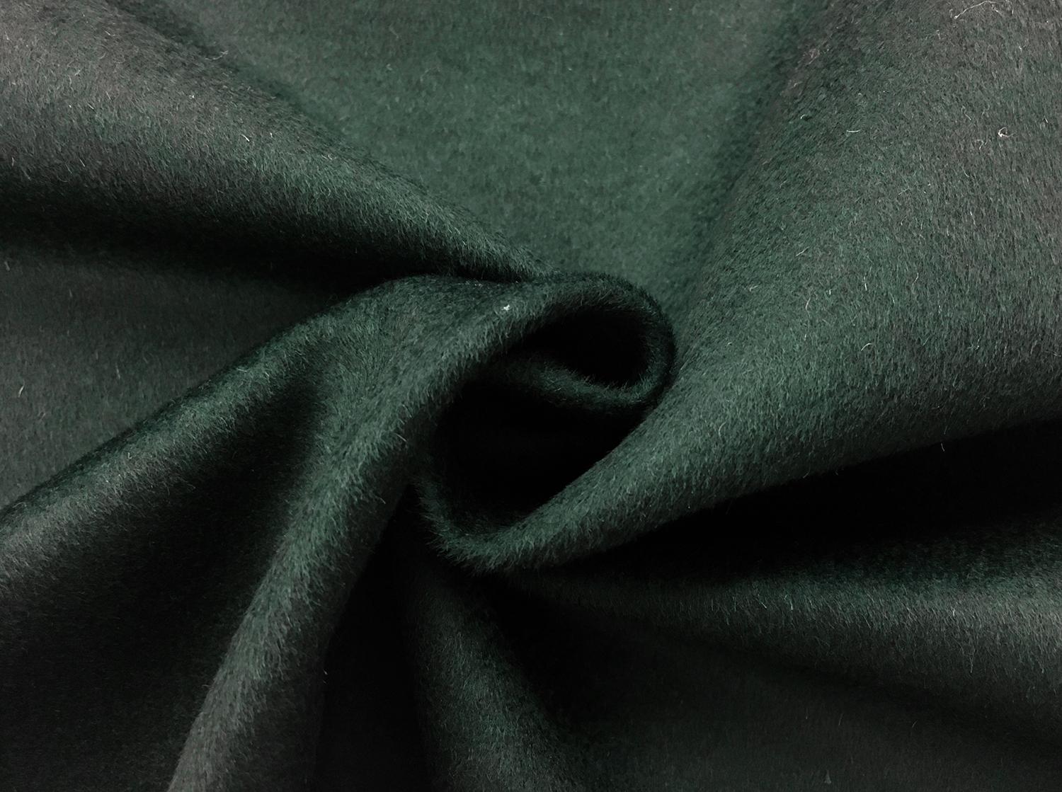 Virgin Wool Coating in Forest1