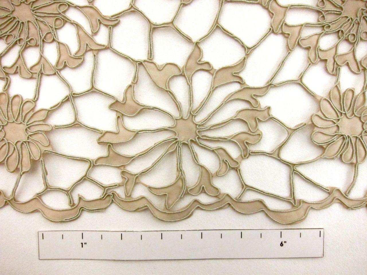 Laser Cut Corded Satin 1