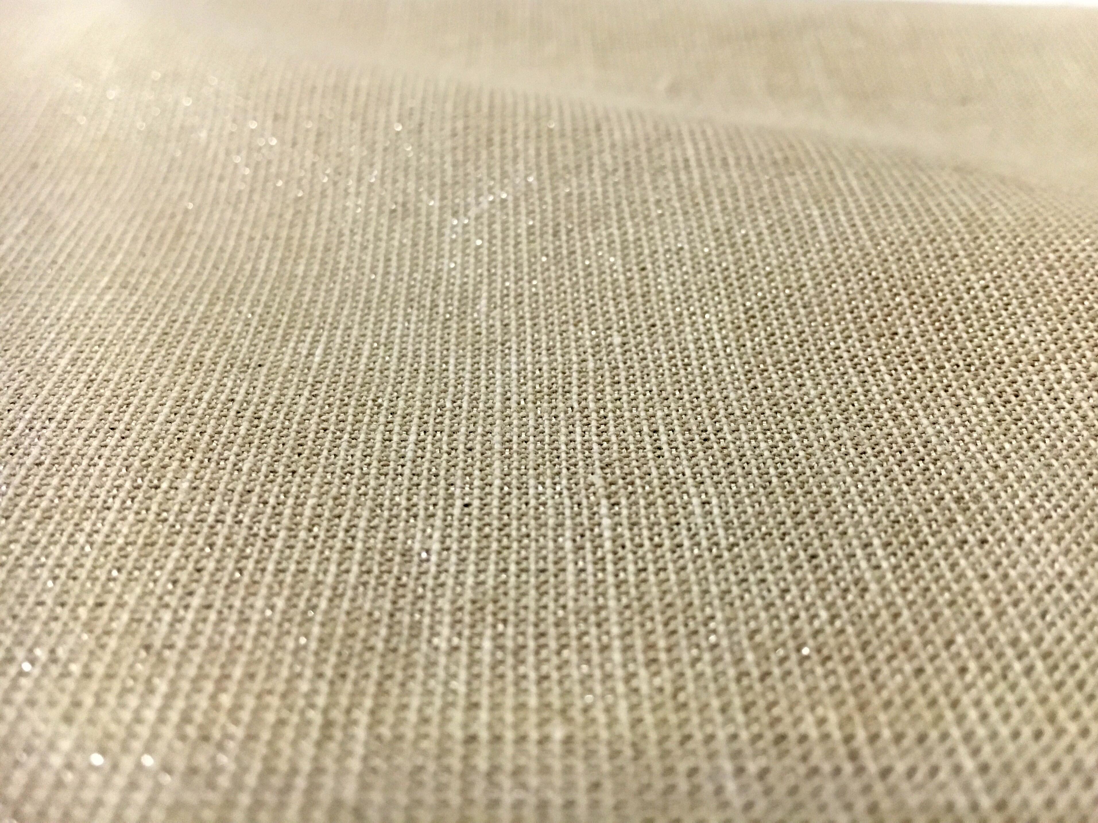 Metallic Linen Cotton Blend Chambray