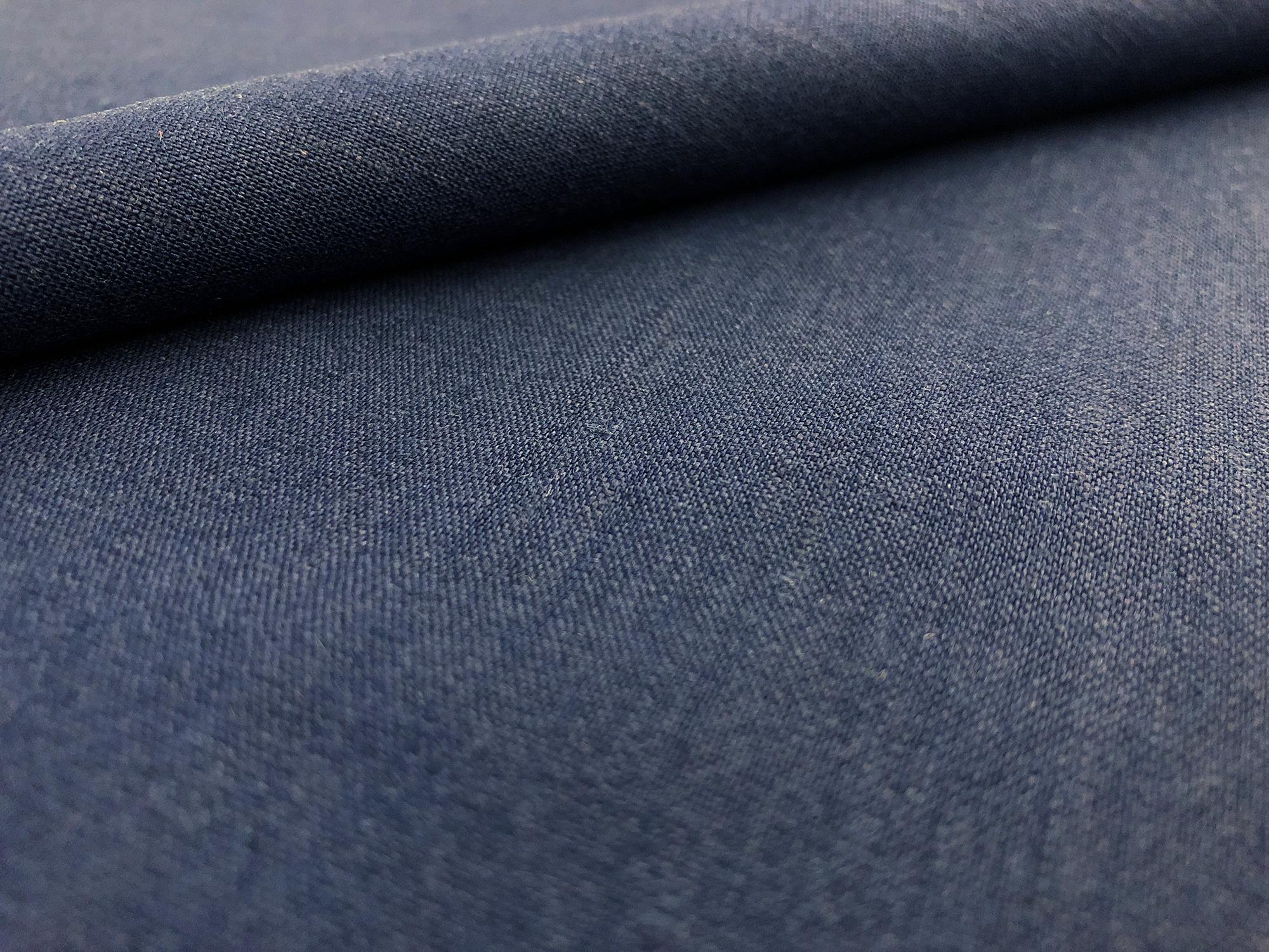 Stretch Linen Blend in Indigo
