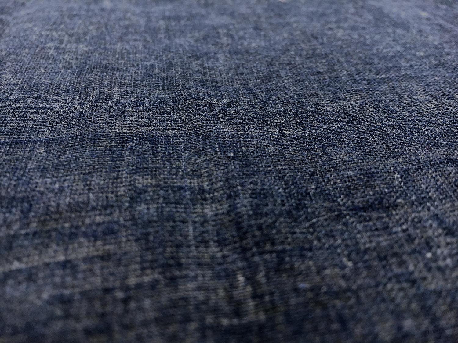 Double Face Cotton Gauze in Denim0