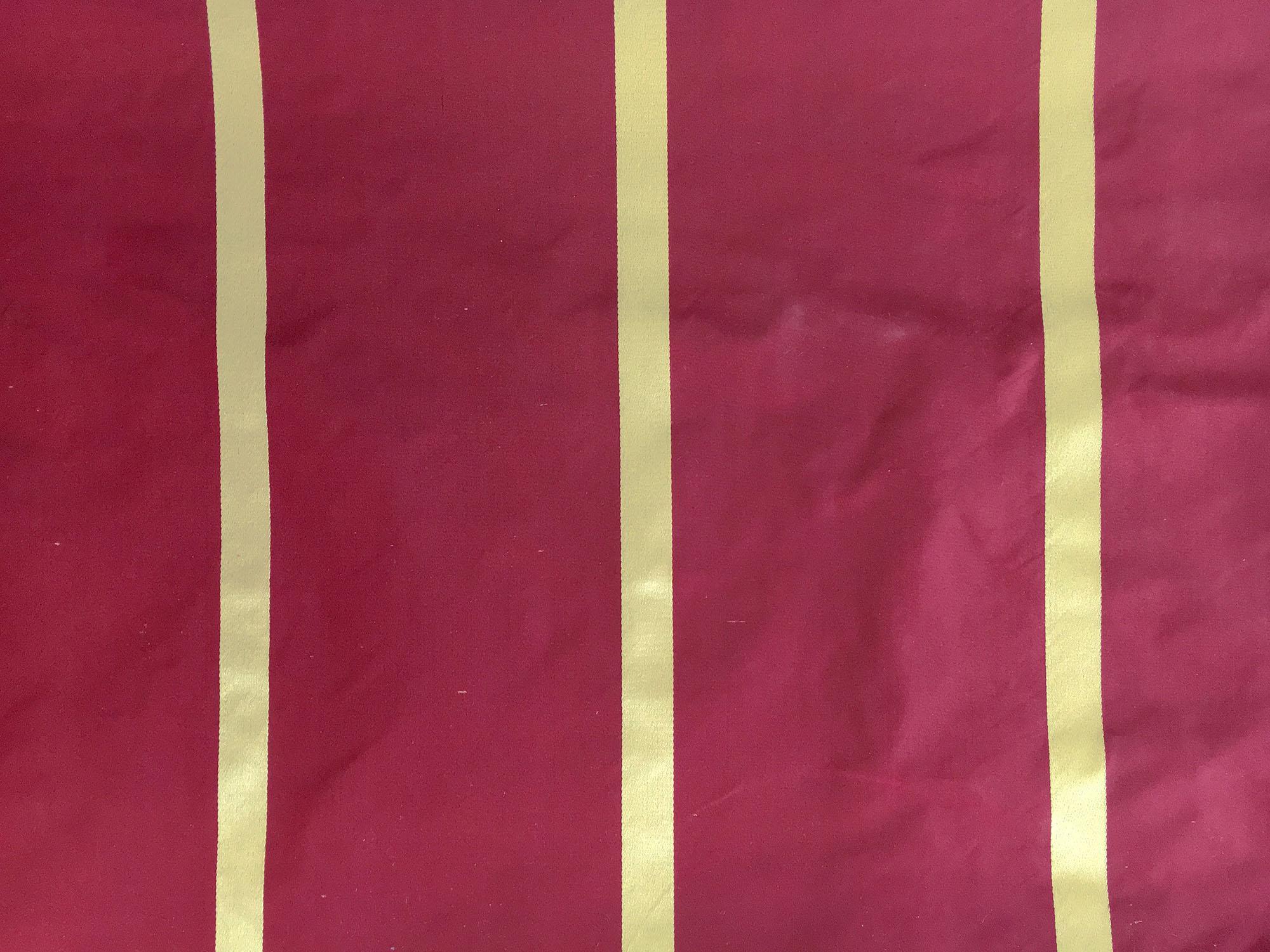 Iridescent Silk Taffeta with Satin Stripes2