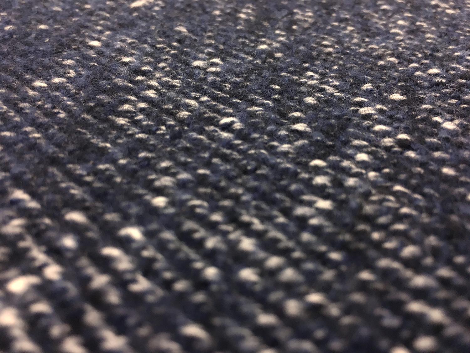 Virgin Wool Cotton Felted Knit Tweed0