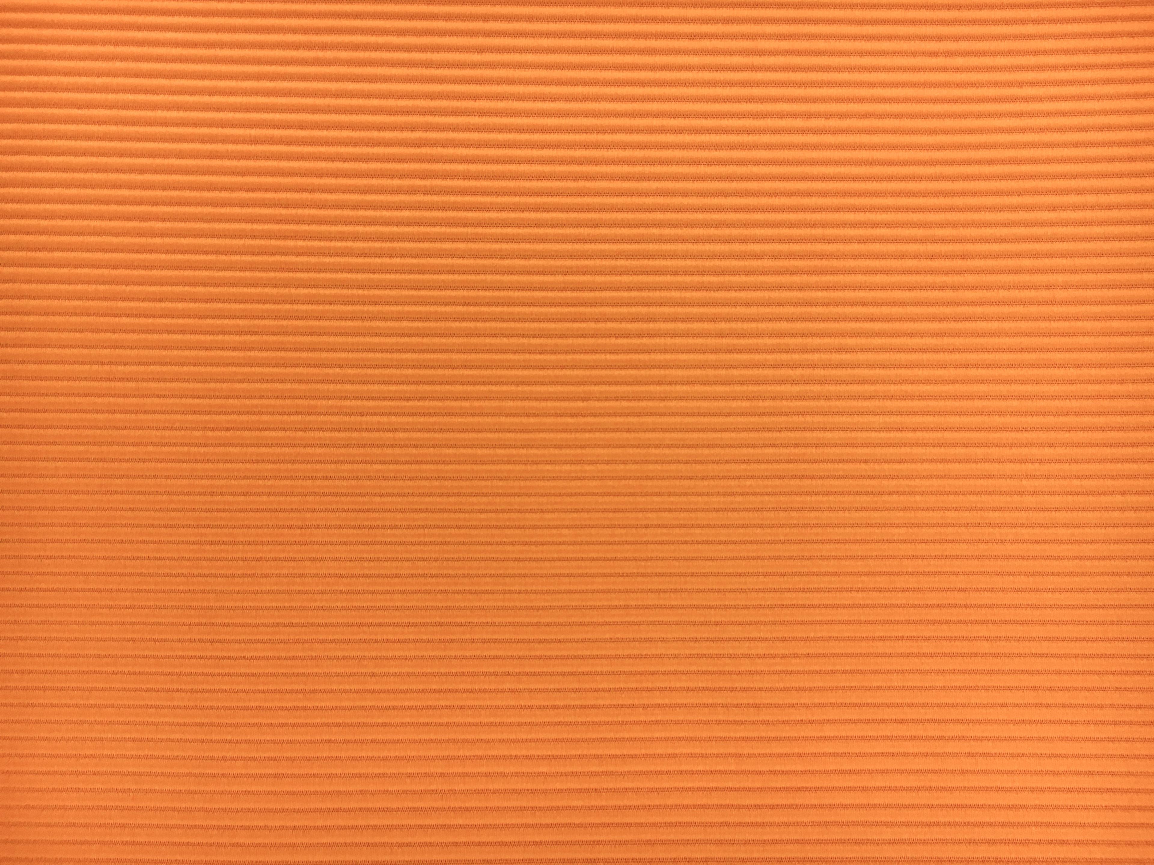 Italian Cotton and Acetate Ottoman in Zafferano0