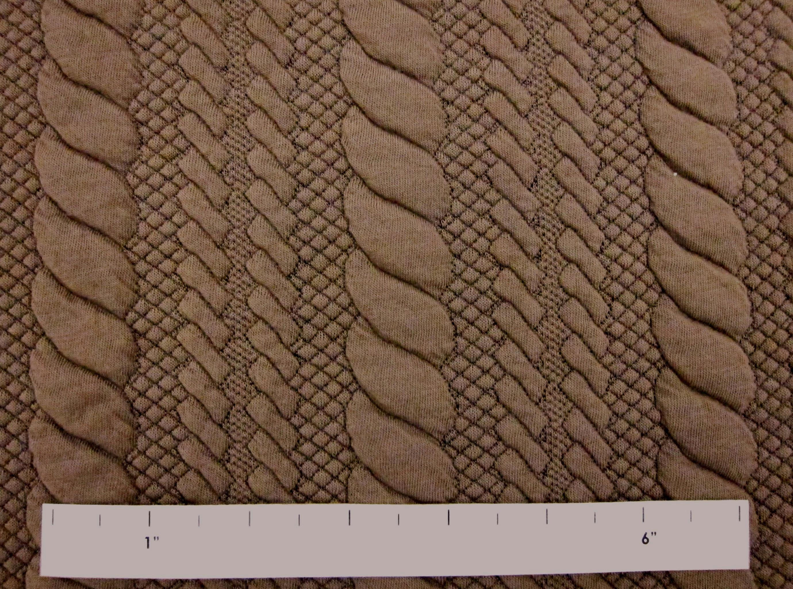 Polyester Spandex Novelty Knit1