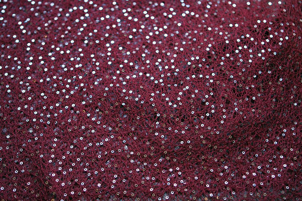 Sequins on Poly Mesh0