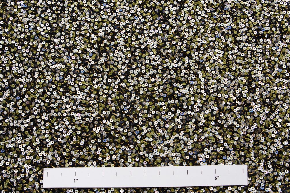 Sequins on Silk Chiffon1