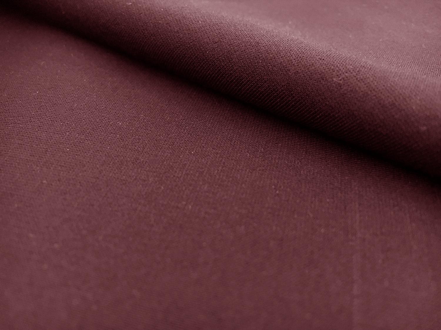 Lightweight Rayon Blend Ponte Knit in Wine0