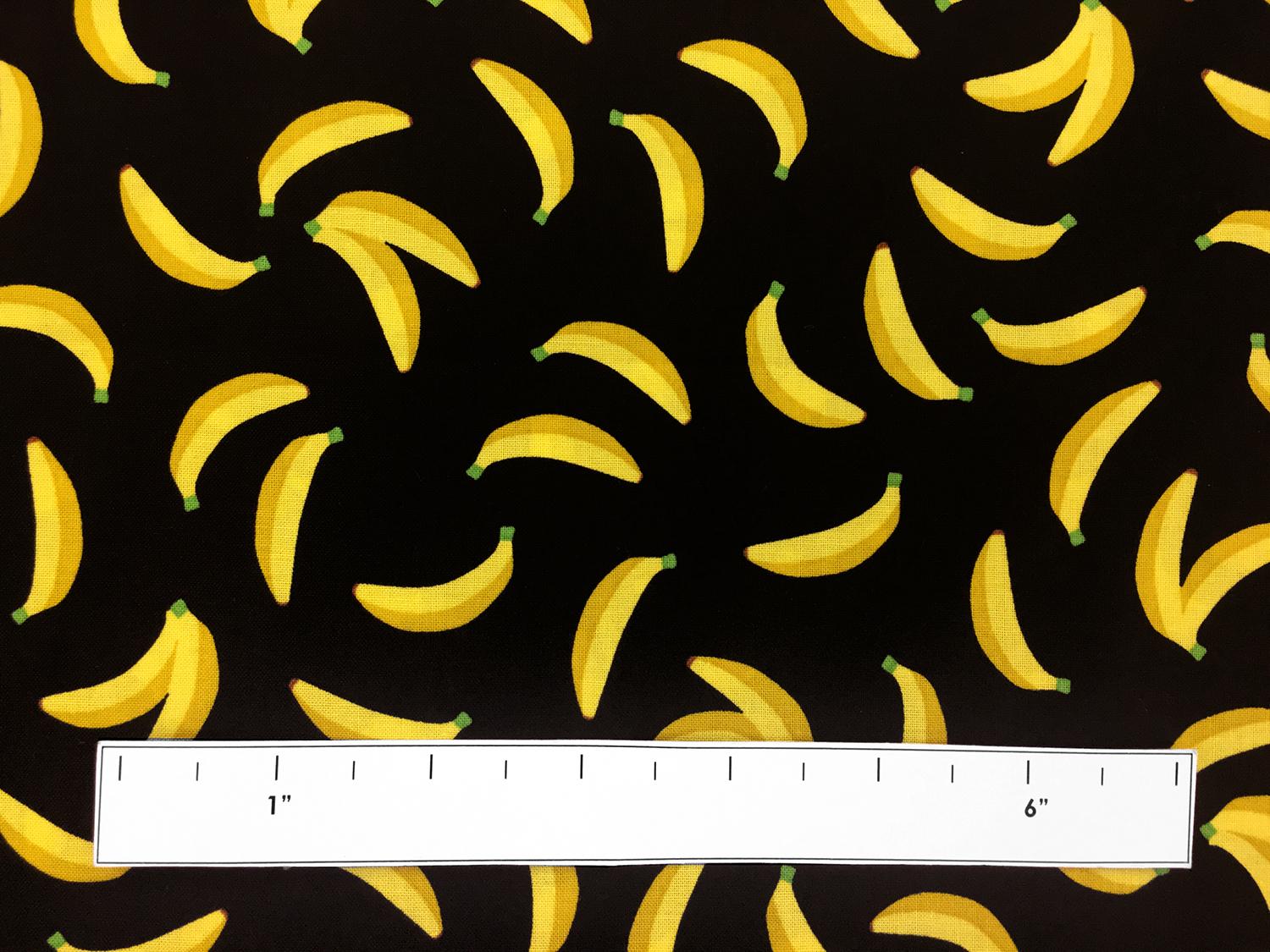 Japanese Cotton Loose Bananas Print1