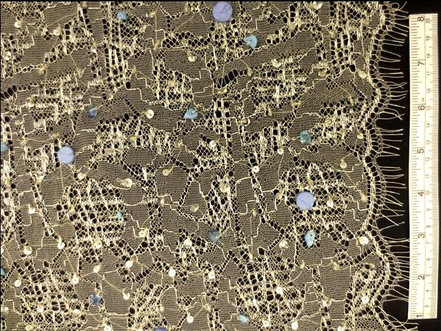 BEADED CHANTILLY LACE - IVORY