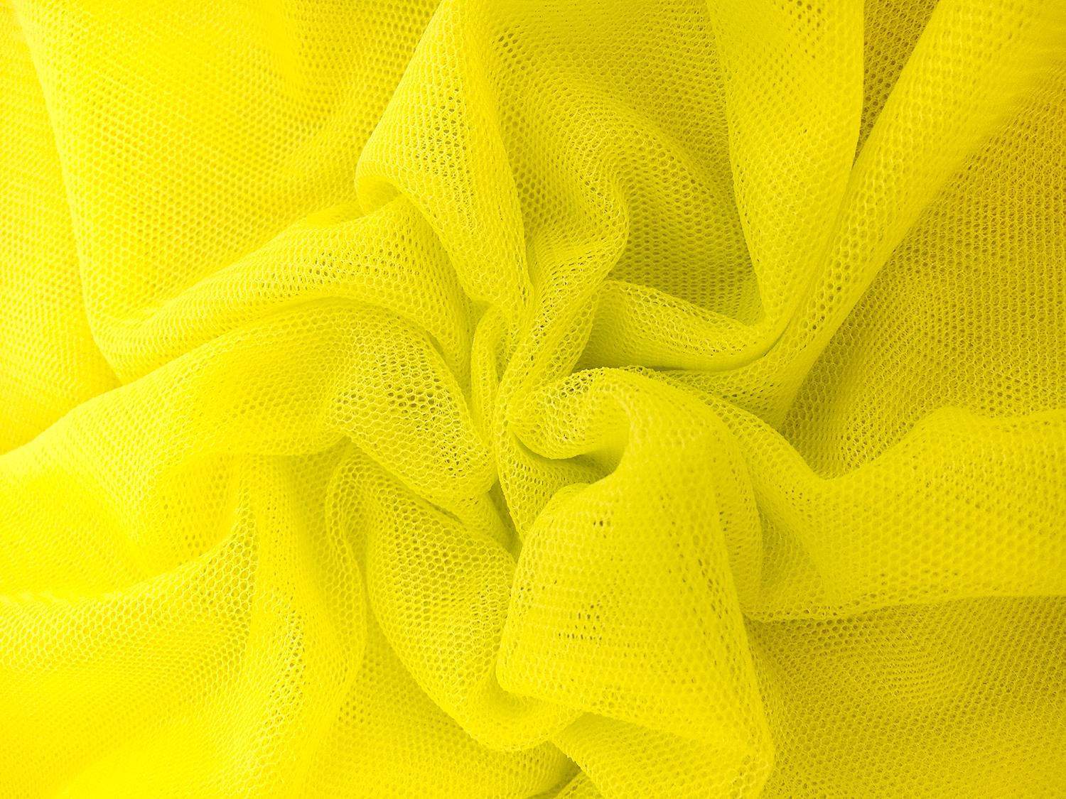 Nylon Bobbinet in Mimosa0