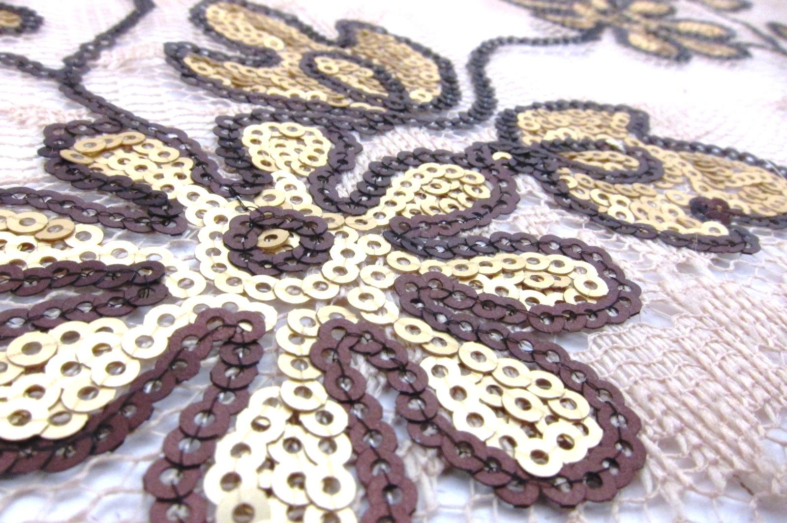 Sequins on Embroidered Tulle2