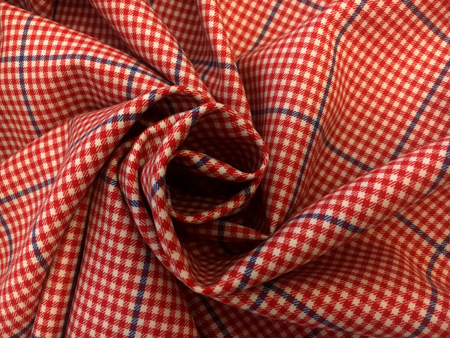 Ultralux Merino Wool Super 150s Plaid Suiting1