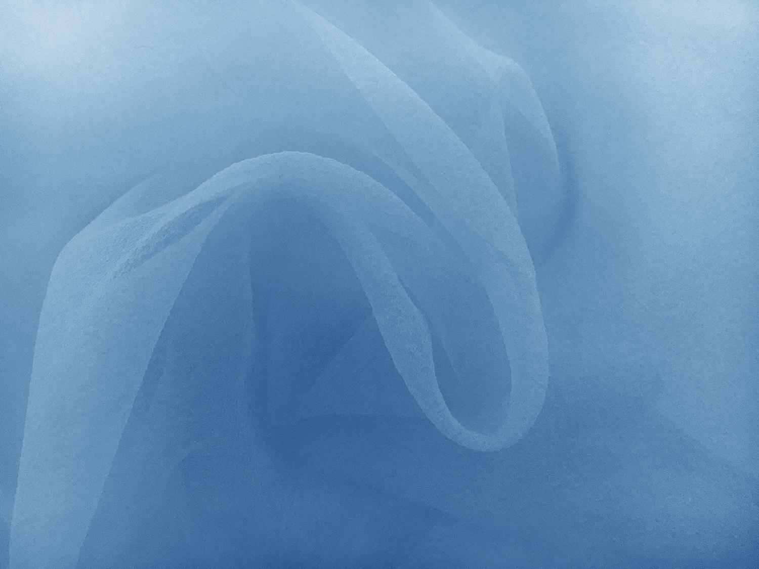 Japanese Pebbled Poly Organza in Light Blue0