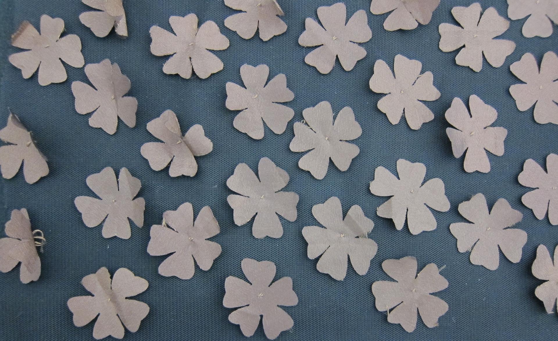 Flowers Appliqué on Tulle 0