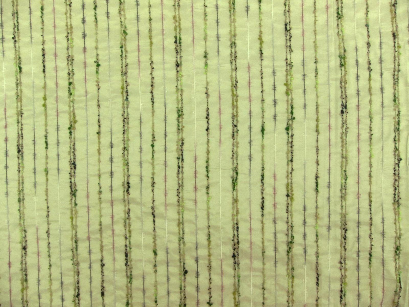 Chenille & Luréx Stripe Taffeta0