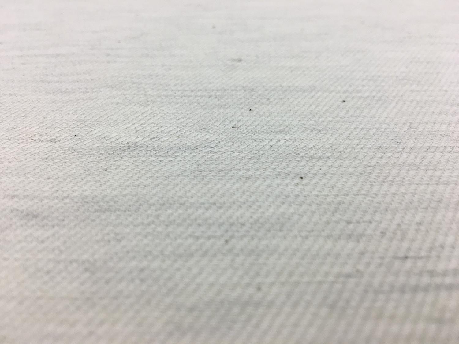 Doubleface Stretch Cotton Twill in Heather Ivory1