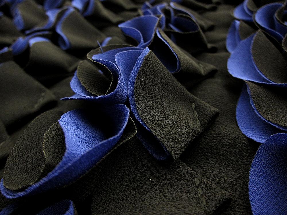 Novelty Samba Polyester Georgette Ruffles1