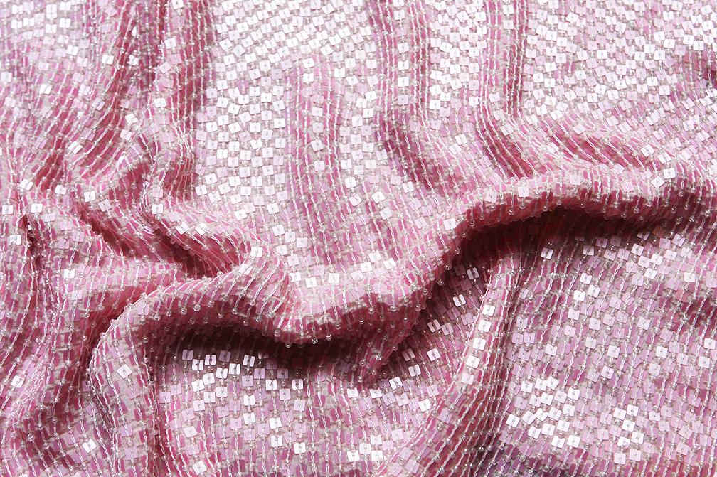 Sequins on Silk Chiffon3