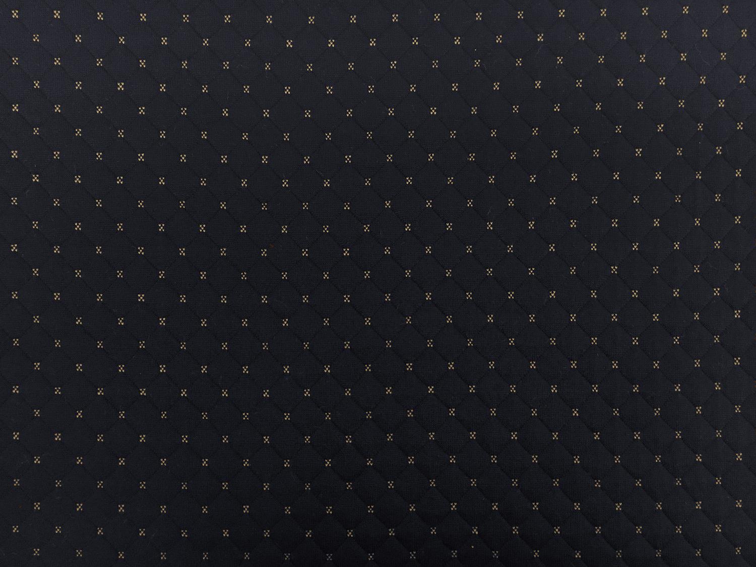 Quilted Novelty Knit in Navy0