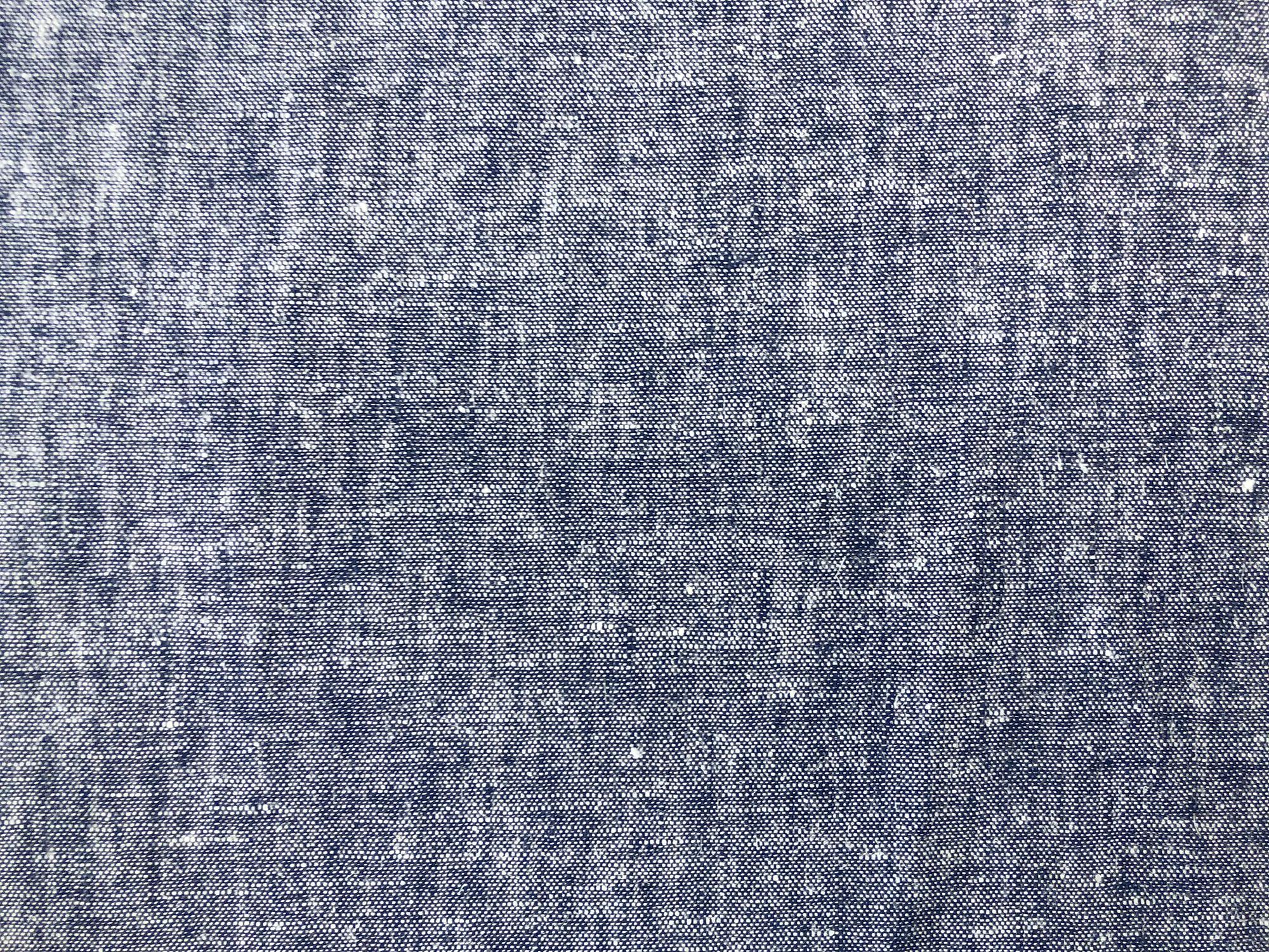 Washed Lightweight Linen Rayon Blend in Denim2