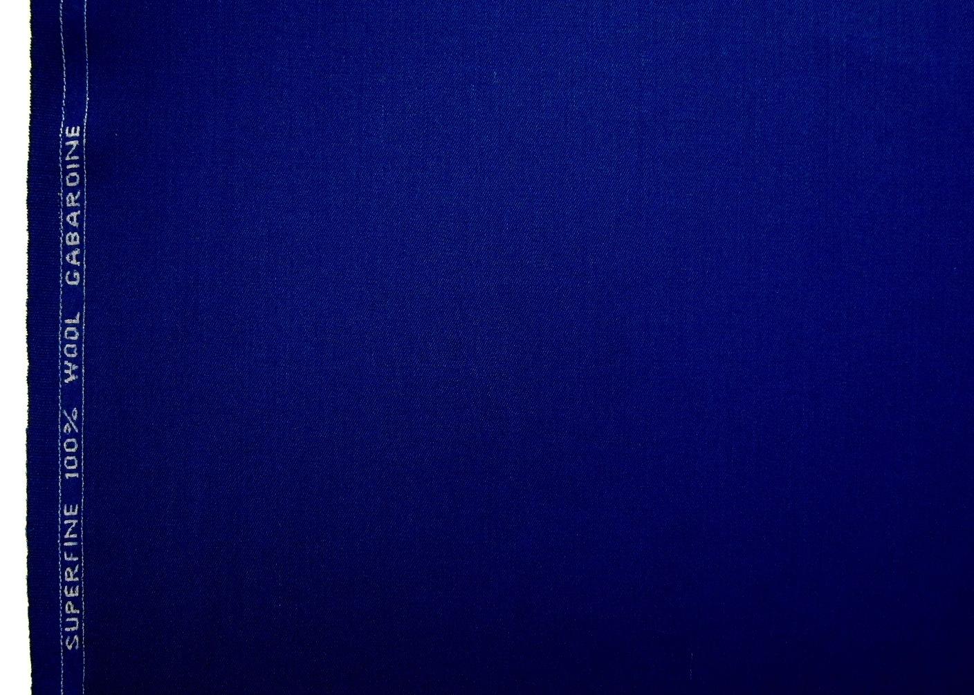 Wool Gabardine in Royal0