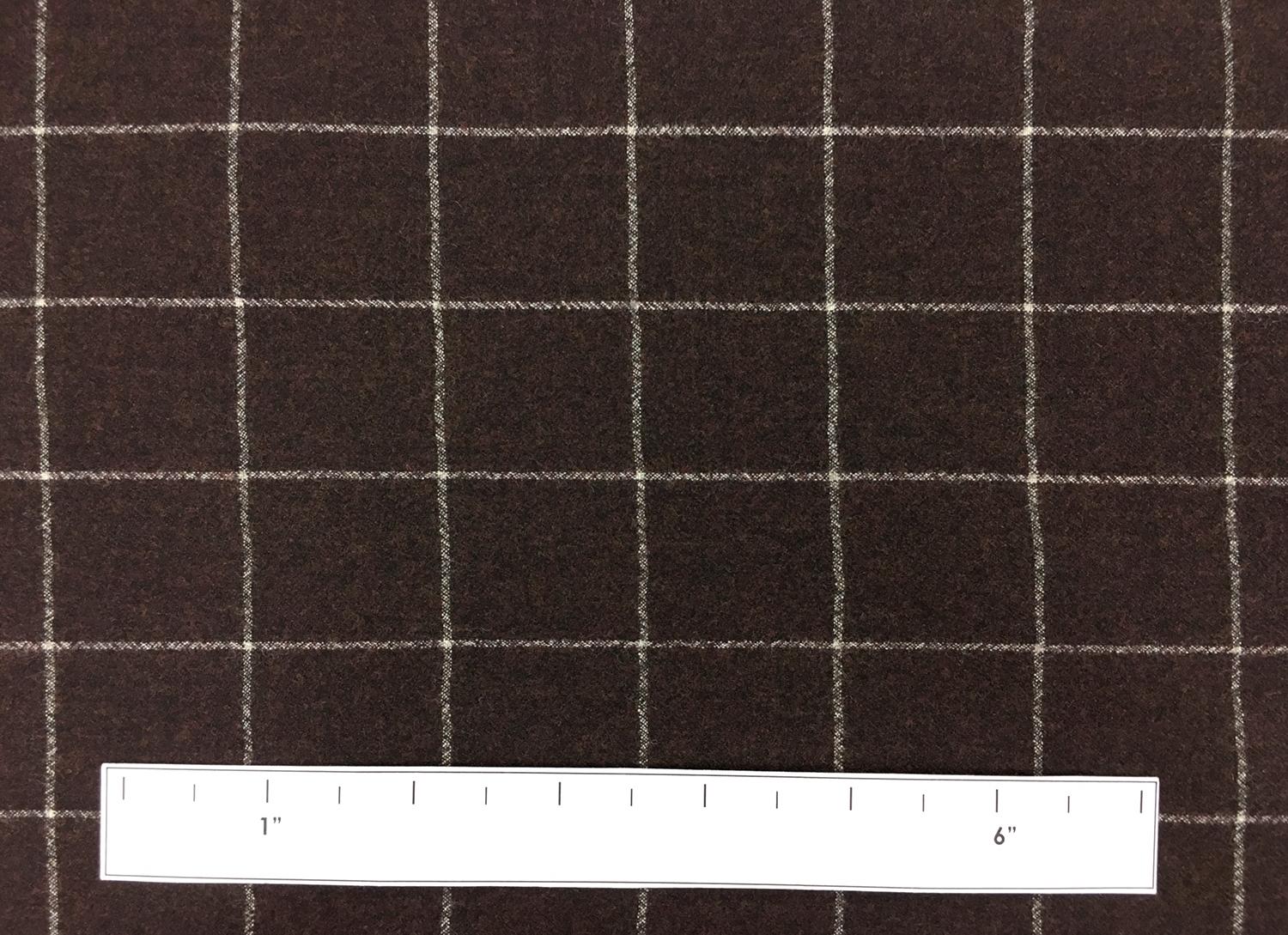 Wool Blend Window Pane Flannel2