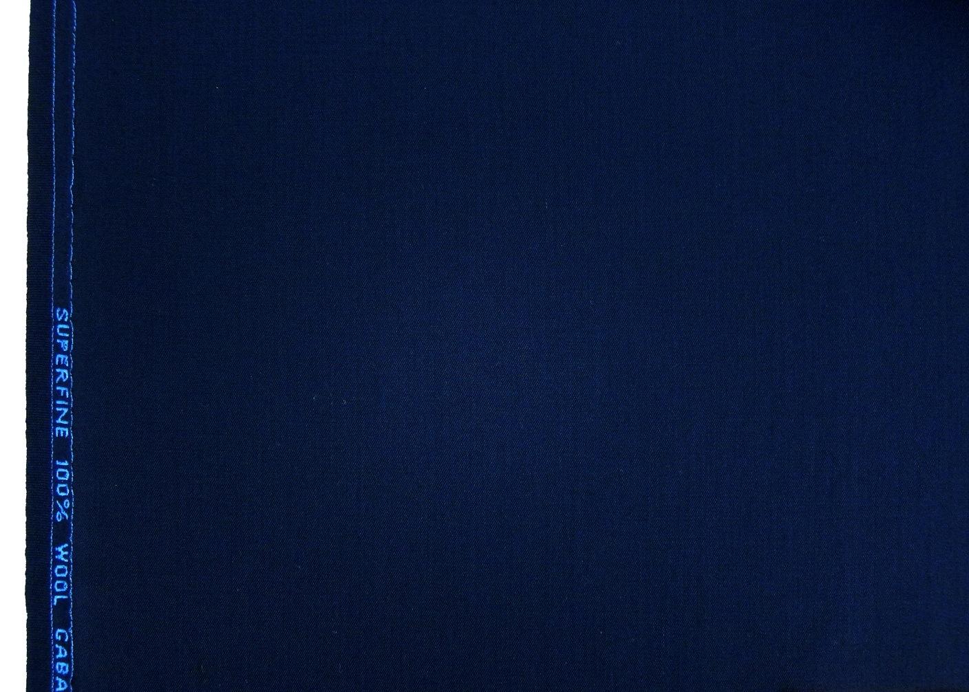Wool Gabardine in Midnight Navy0