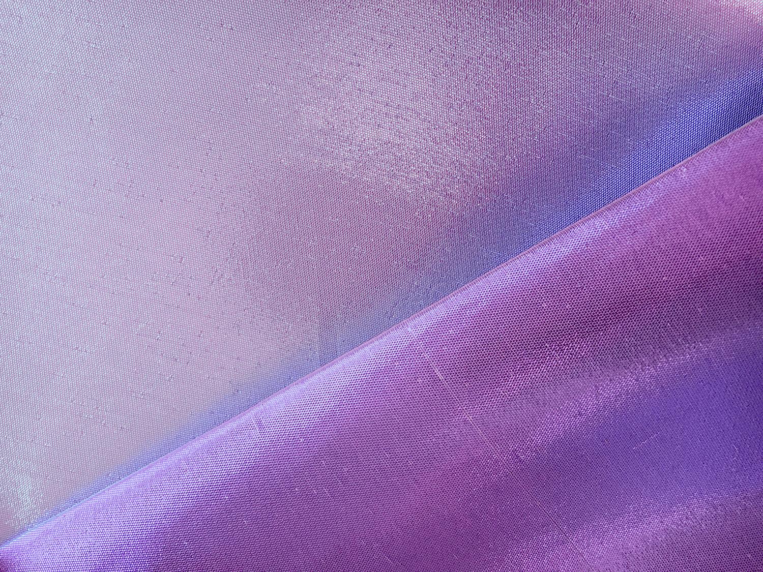 Silk and Polyester Blend Doubleface Lamé