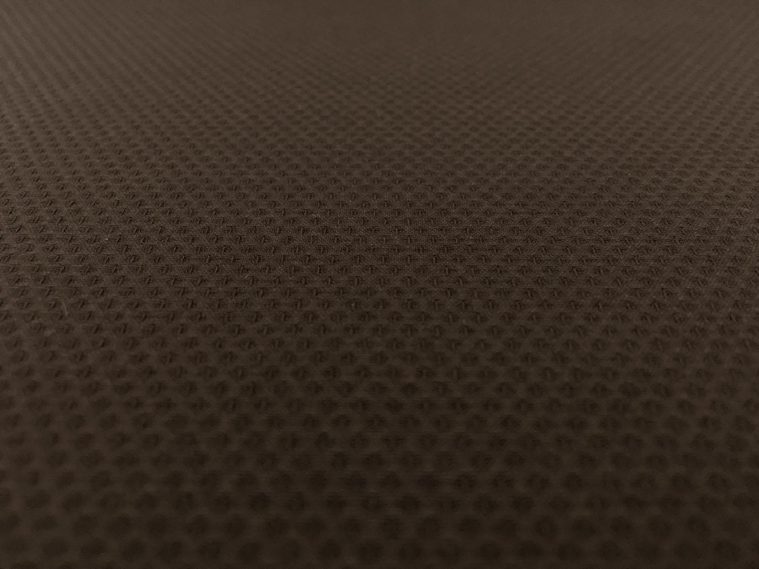 Italian Cotton Lycra Pique in Espresso