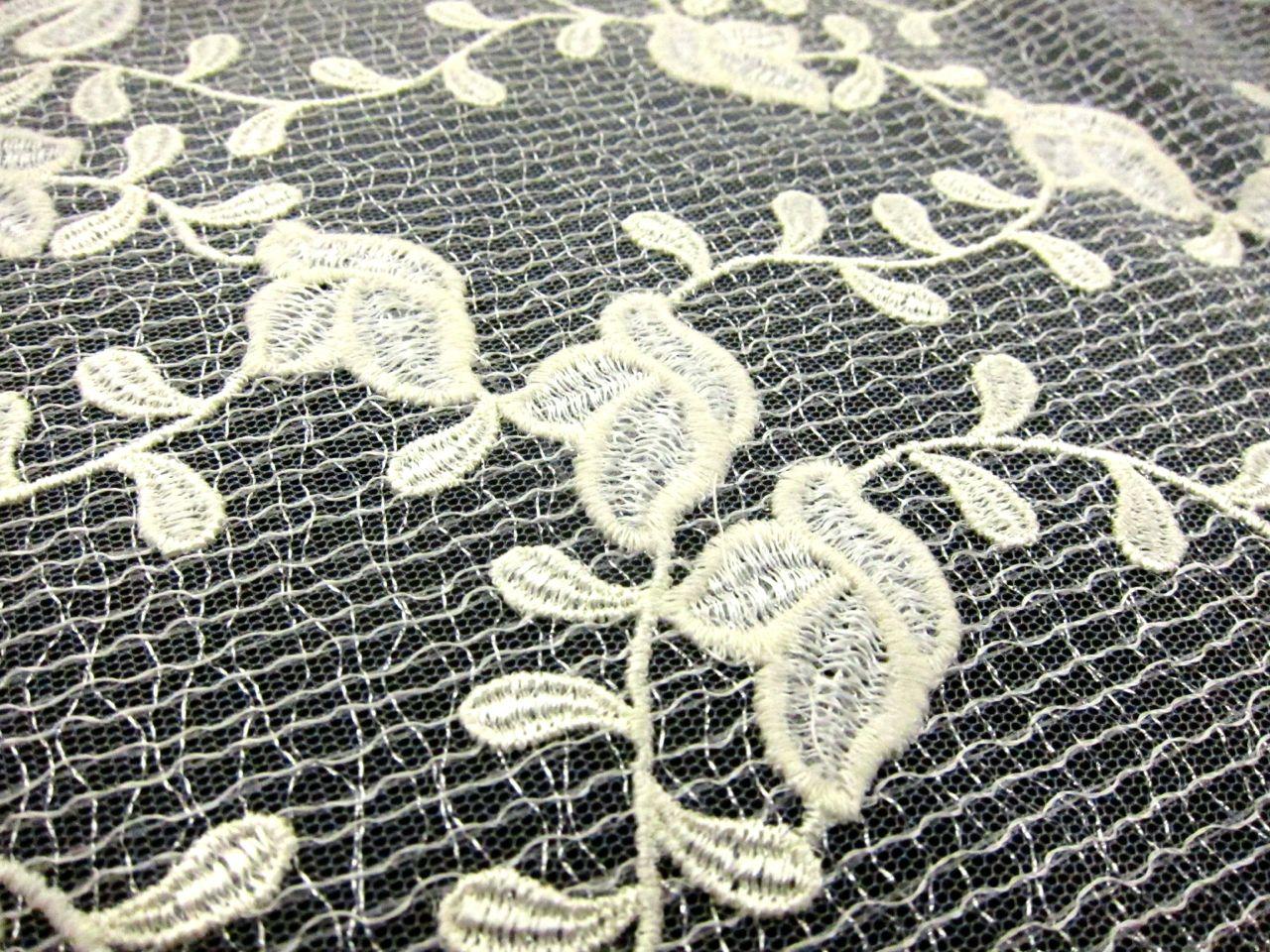 Embroidered Novelty Metallic Tulle2