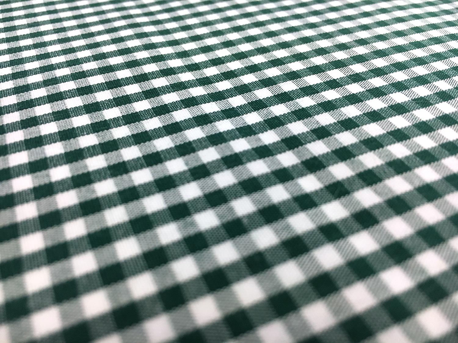 1/8" Cotton Gingham in Forest Green2