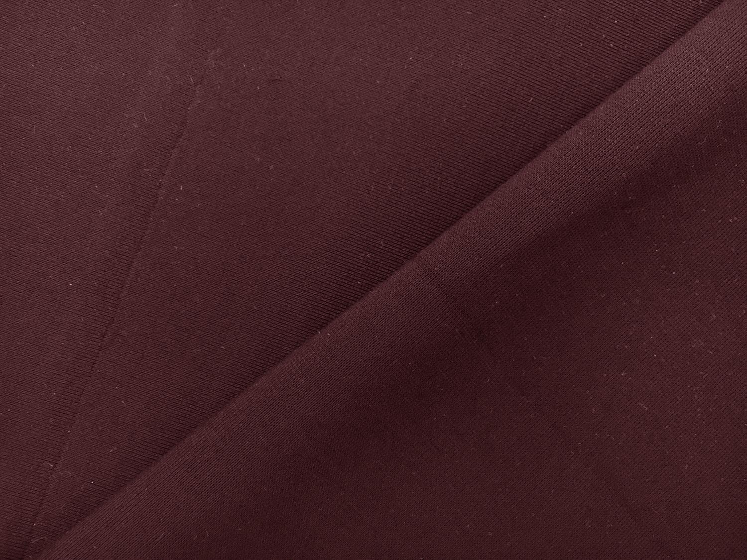 Lightweight Rayon Blend Ponte Knit in Wine1