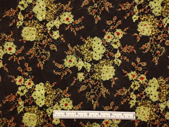 Beaded Metallic Chantilly Lace1