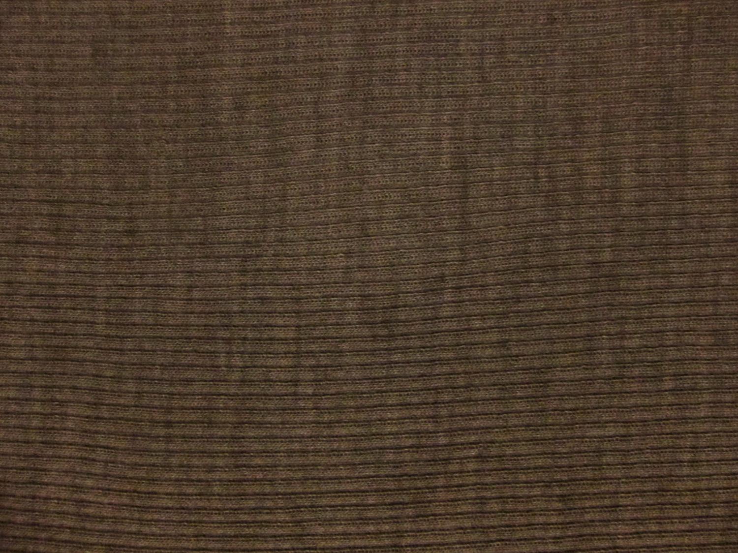 Virgin Wool Rib Knit in Mushroom2