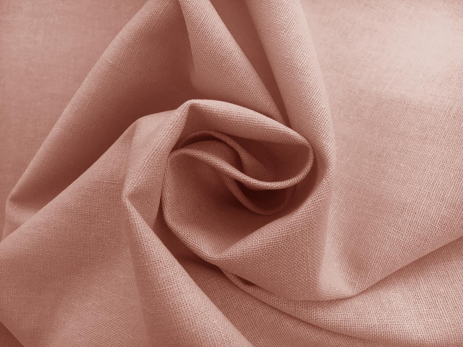 Linen Cotton Blend in Rose1