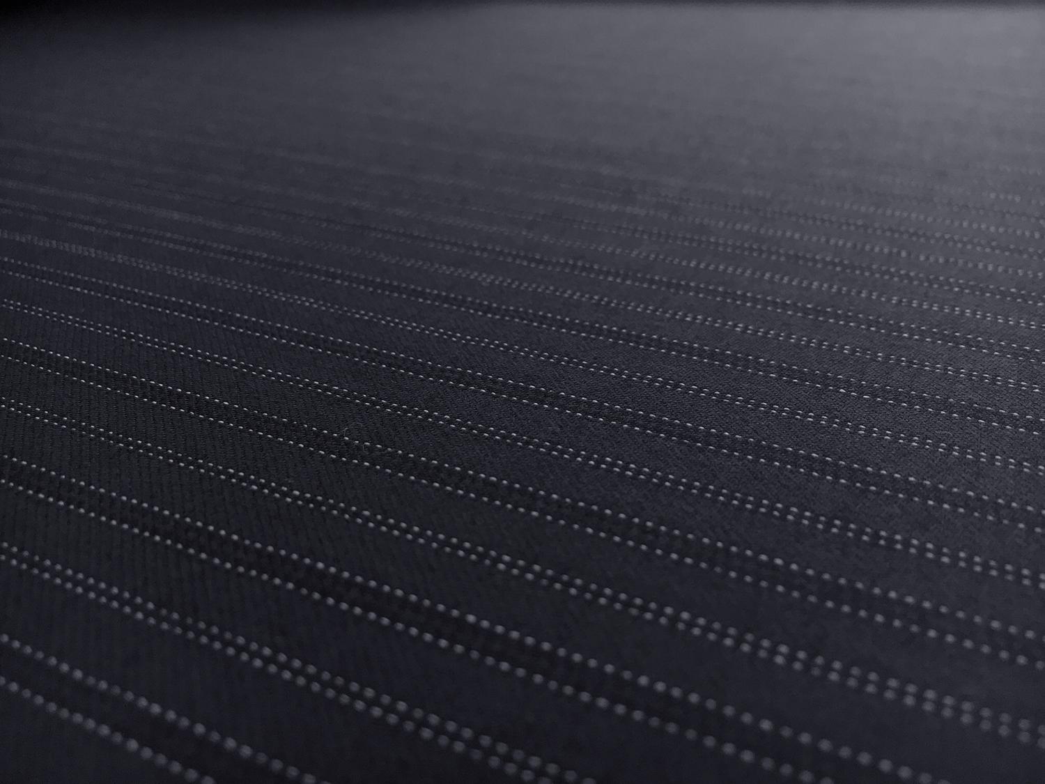 Italian Virgin Wool Tasmania Super 120s Morning Stripe in Navy3