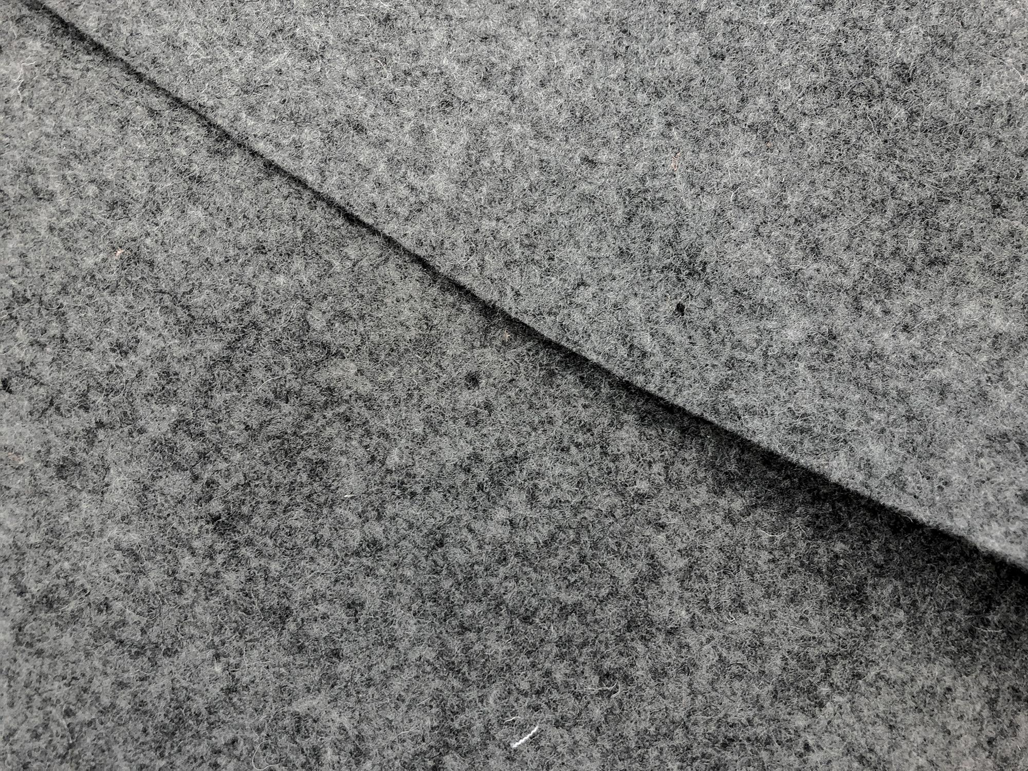 Flameproof Wool Felt 16oz in Flannel Grey 1