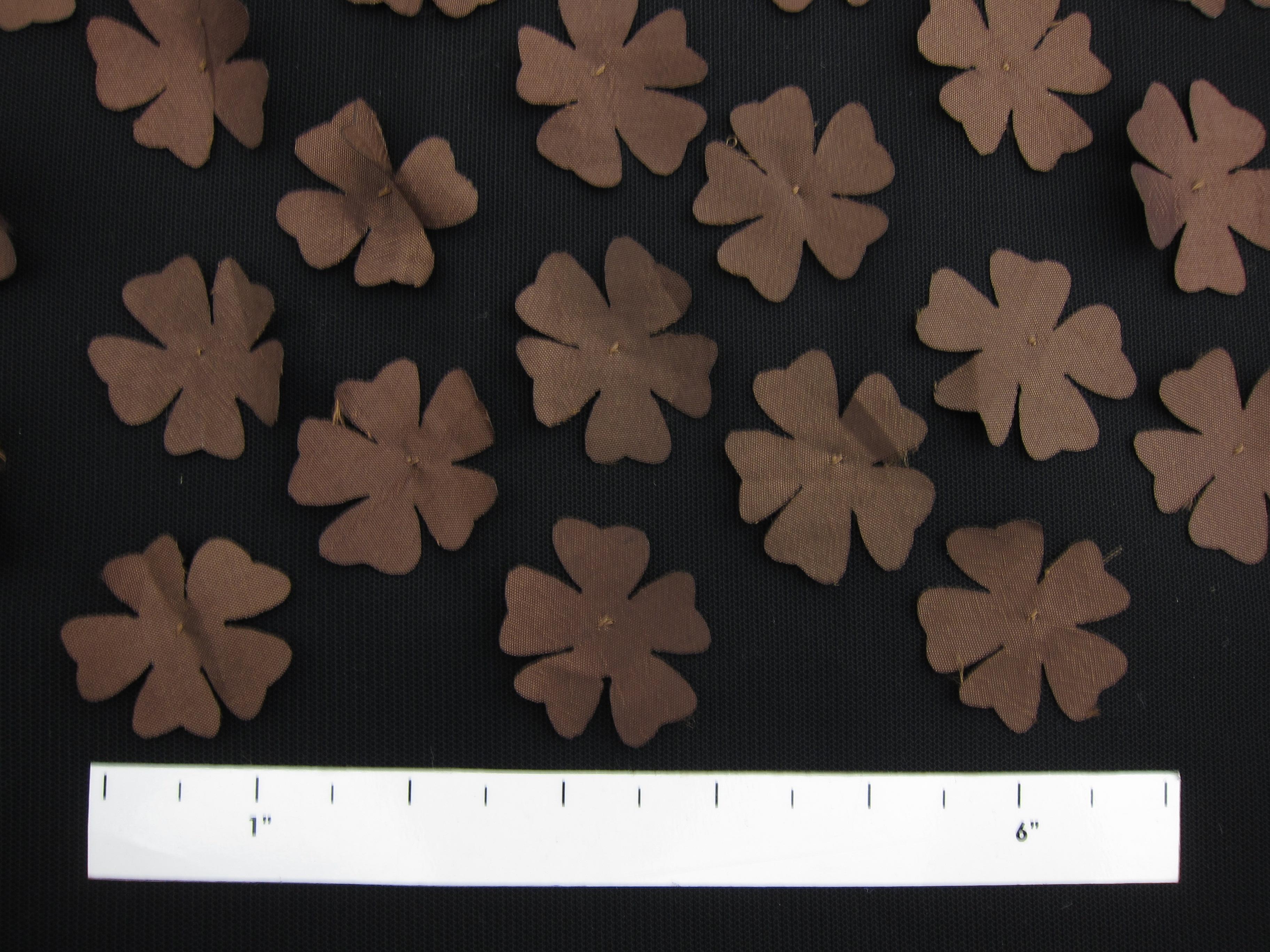 Flowers Appliqué on Tulle 1