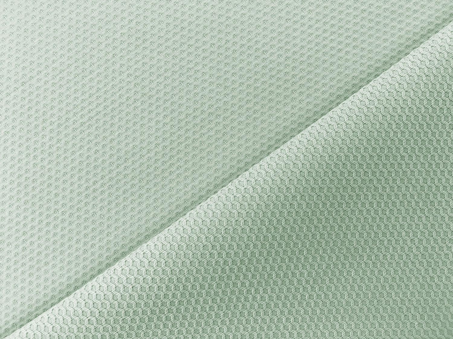 Italian Cotton Lycra Pique in Aqua1
