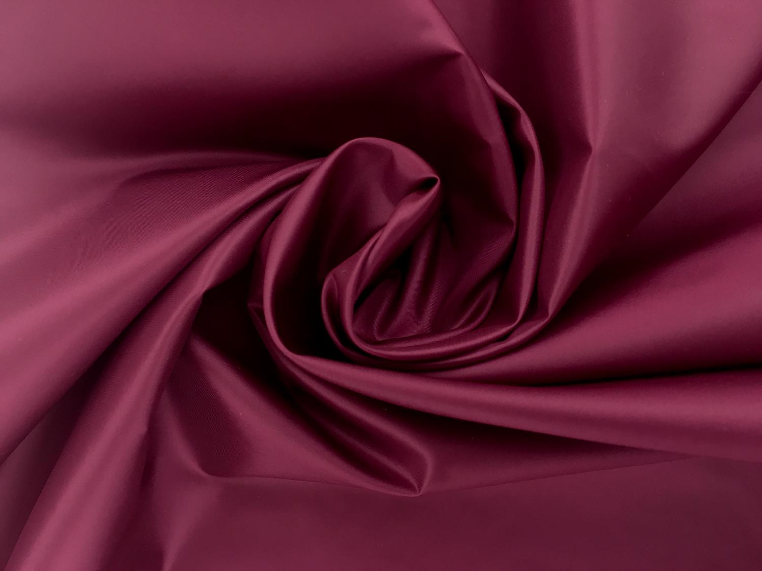 Japanese Nylon Ciré Rainwear In Berry0